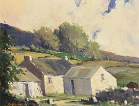 George Gillespie, Farmstead, West of Ireland at Morgan O'Driscoll Art Auctions