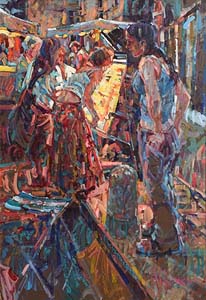 Arthur K. Maderson, The Night Market at Morgan O'Driscoll Art Auctions