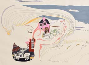 Thinking of Town and Home (1970) at Morgan O'Driscoll Art Auctions