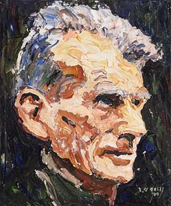 Liam O'Neill, Samuel Beckett (1989) at Morgan O'Driscoll Art Auctions