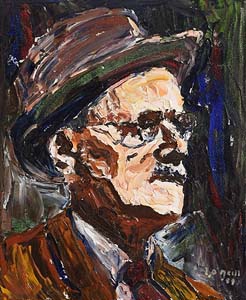 Liam O'Neill, James Joyce (1989) at Morgan O'Driscoll Art Auctions