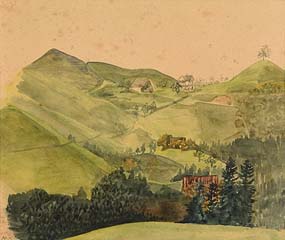 Nano Reid, Mountain Landscape at Morgan O'Driscoll Art Auctions