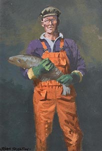 John Skelton, Prize Catch at Morgan O'Driscoll Art Auctions