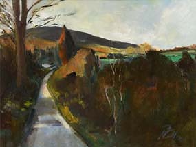 Peter Collis, The High Road from Roundwood at Morgan O'Driscoll Art Auctions