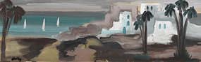 Markey Robinson, North African Village at Morgan O'Driscoll Art Auctions
