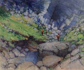 James English, Approaching the Rock Face at Morgan O'Driscoll Art Auctions