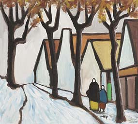 Markey Robinson, Shawlies Returning to the Village at Morgan O'Driscoll Art Auctions