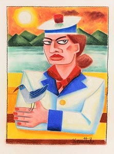 Graham Knuttel (1954-2023), Sailor Girl at Morgan O'Driscoll Art Auctions