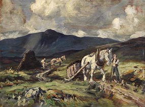 Charles J. McAuley, Bringing Home the Turf at Morgan O'Driscoll Art Auctions
