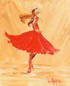 Louise Mansfield, Dance in Red at Morgan O'Driscoll Art Auctions