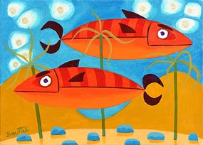 Graham Knuttel (1954-2023), Fish in the Deep at Morgan O'Driscoll Art Auctions