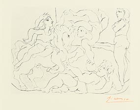 Pablo Picasso, Le Cirque (Bloch 205) at Morgan O'Driscoll Art Auctions