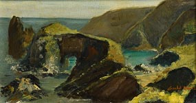 Gerald Davis, Coastal Scene at Morgan O'Driscoll Art Auctions