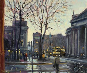 Norman Teeling, College Green, Dublin at Morgan O'Driscoll Art Auctions