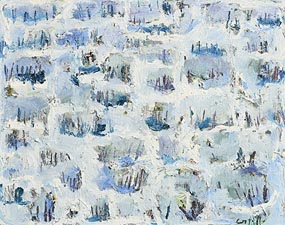 Malachy Costello, Winter Field - Blue at Morgan O'Driscoll Art Auctions