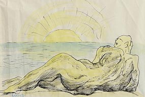 Basil Ivan Rakoczi, Male Nude at Morgan O'Driscoll Art Auctions