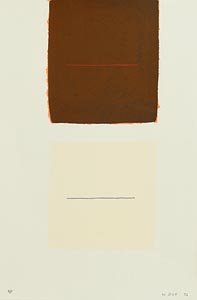 William Scott, Brown and White Related (1972) at Morgan O'Driscoll Art Auctions