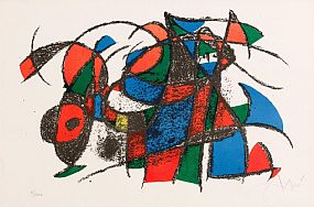 Joan Miro, Lithographie II (1975) at Morgan O'Driscoll Art Auctions