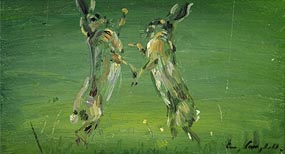 Con Campbell, Hare Sparring at Morgan O'Driscoll Art Auctions
