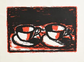Neil Shawcross, Teacups at Morgan O'Driscoll Art Auctions