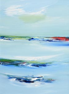 Majella O'Neill Collins, Calm Sea Sherkin (2016) at Morgan O'Driscoll Art Auctions