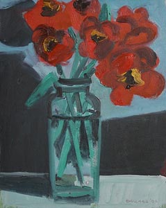 Brian Ballard, Tulips and Shadows (2006) at Morgan O'Driscoll Art Auctions