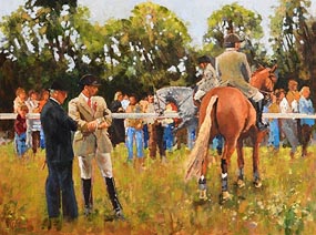 Graham Elliott, The Judging Ring, RDS Horse Show at Morgan O'Driscoll Art Auctions