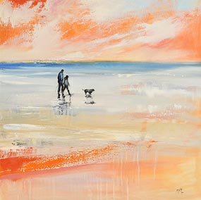 Paula McKinney, Walking the Dog at Morgan O'Driscoll Art Auctions
