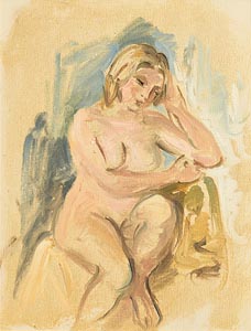 Stella Steyn, Seated Nude at Morgan O'Driscoll Art Auctions