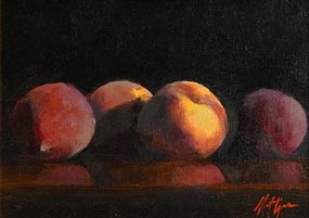 Mat Grogan, Peaches at Morgan O'Driscoll Art Auctions