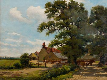 Dermod O'Brien, The Farmstead at Morgan O'Driscoll Art Auctions