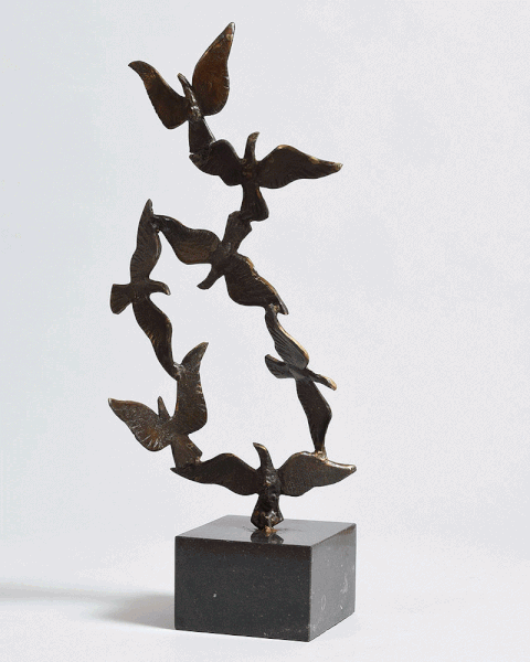 John Behan, Birds in Flight (1997) at Morgan O'Driscoll Art Auctions