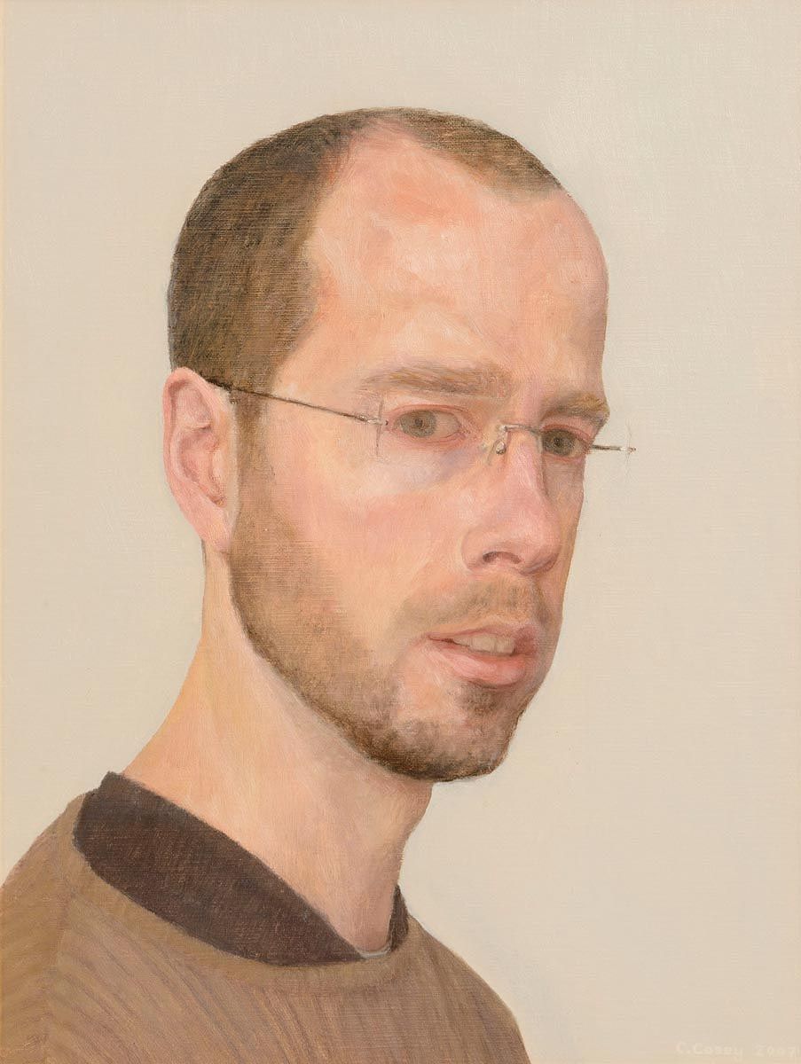 Comhghall Casey, Self Portrait at Morgan O'Driscoll Art Auctions