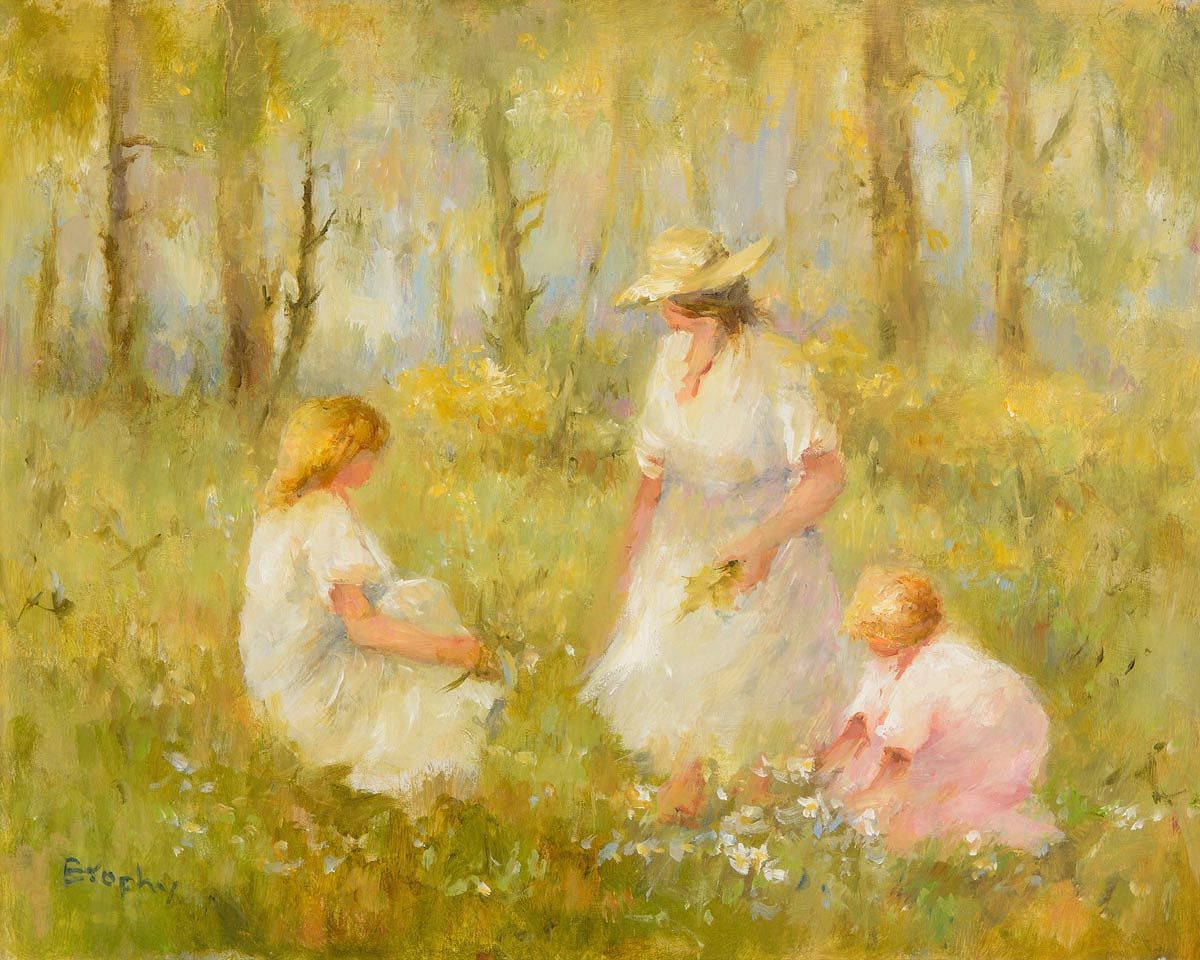 Picking Flowers with Mum at Morgan O'Driscoll Art Auctions