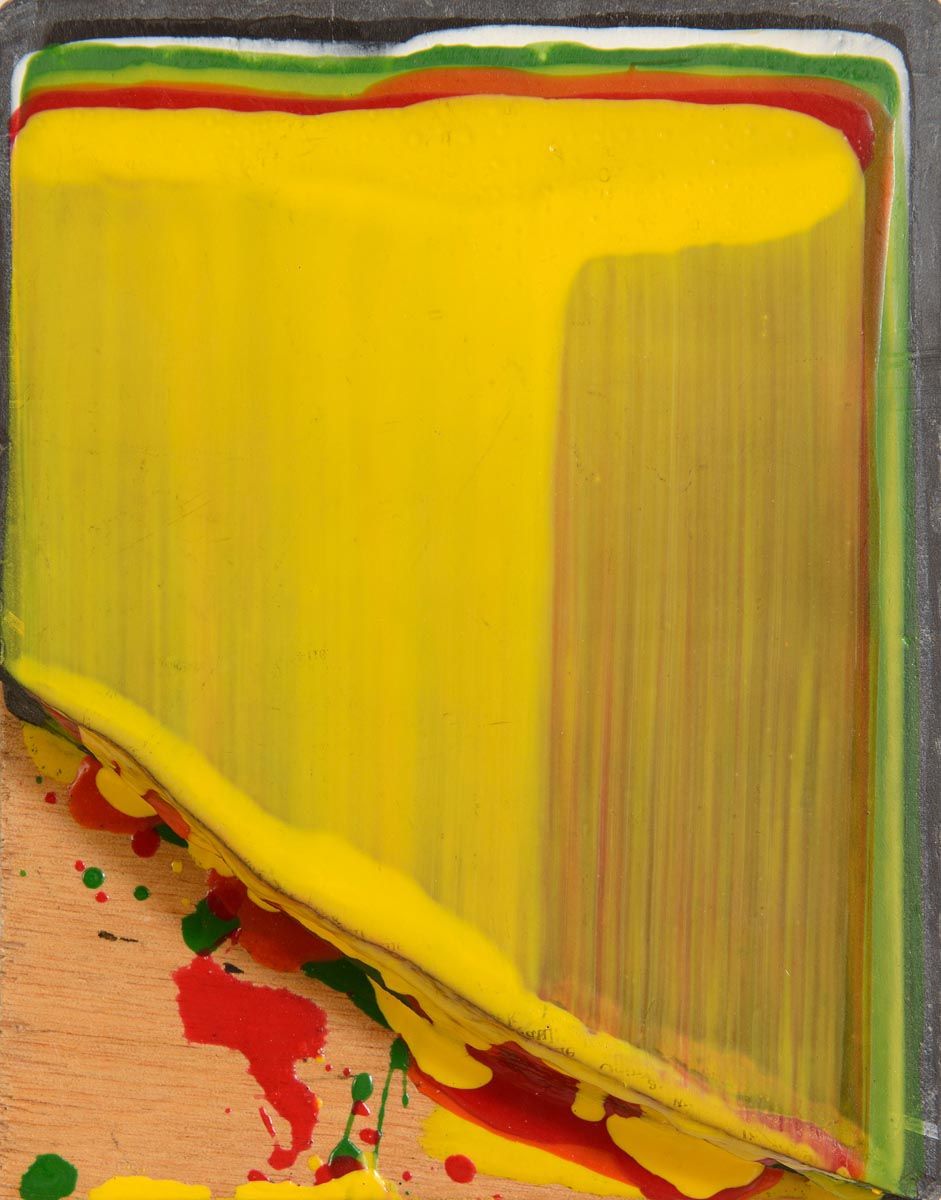 Ciaran Lennon, Red, Yellow, Green and Orange on Slate at Morgan O'Driscoll Art Auctions