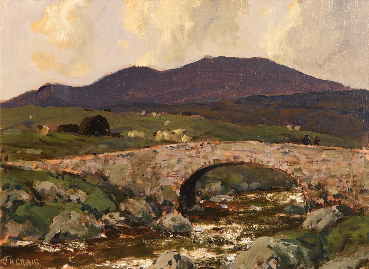 James Humbert Craig, Lackagh Bridge, North Donegal at Morgan O'Driscoll Art Auctions