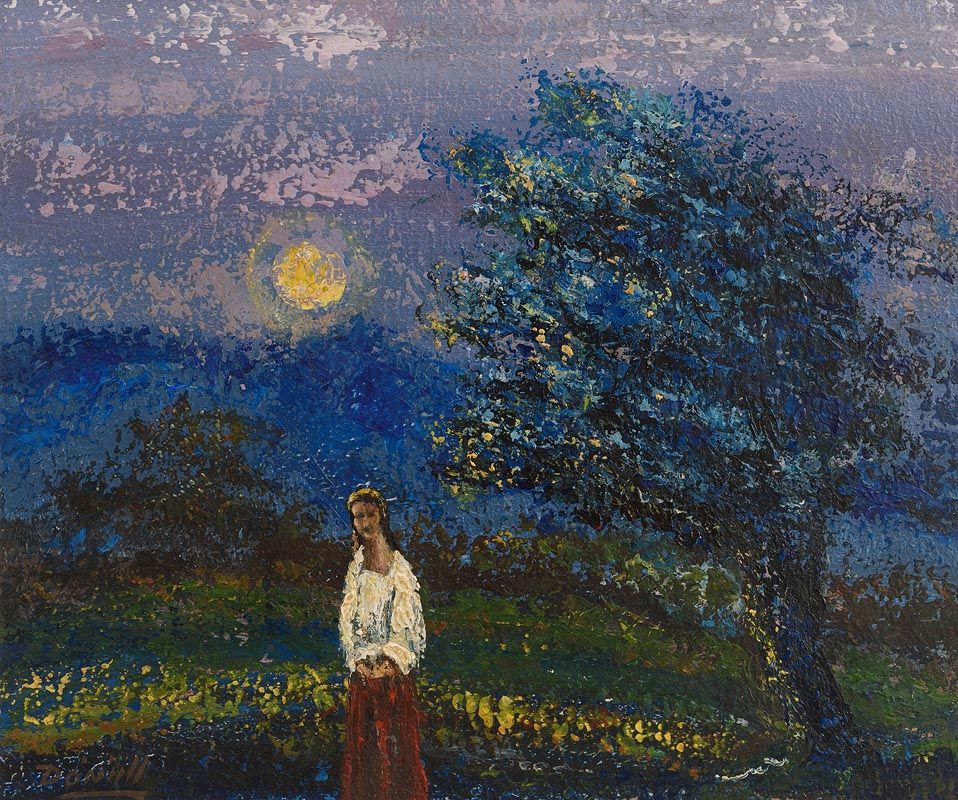 Daniel O'Neill, Figure in Landscape at Morgan O'Driscoll Art Auctions