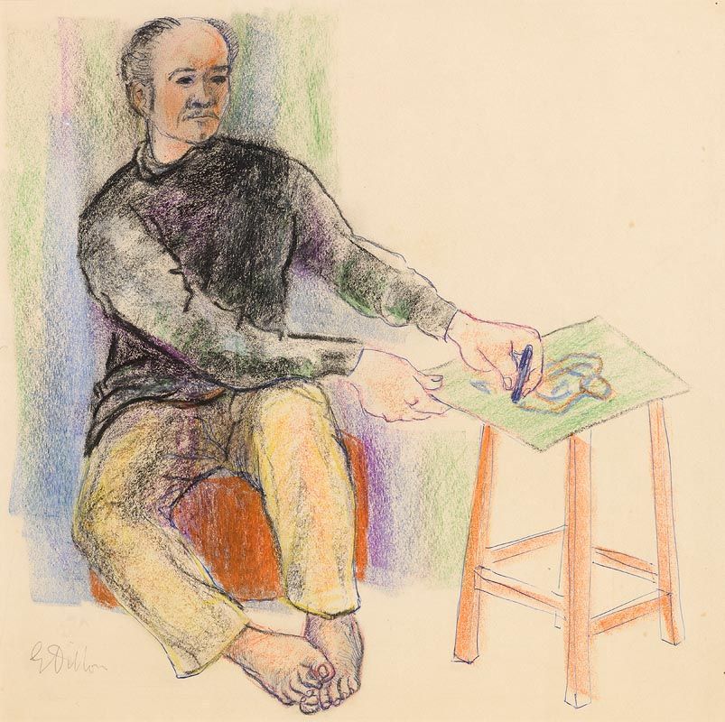 Gerard Dillon, Self Portrait at Morgan O'Driscoll Art Auctions