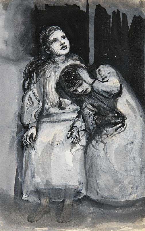 John Butler Yeats, Children in Moonlight at Morgan O'Driscoll Art Auctions