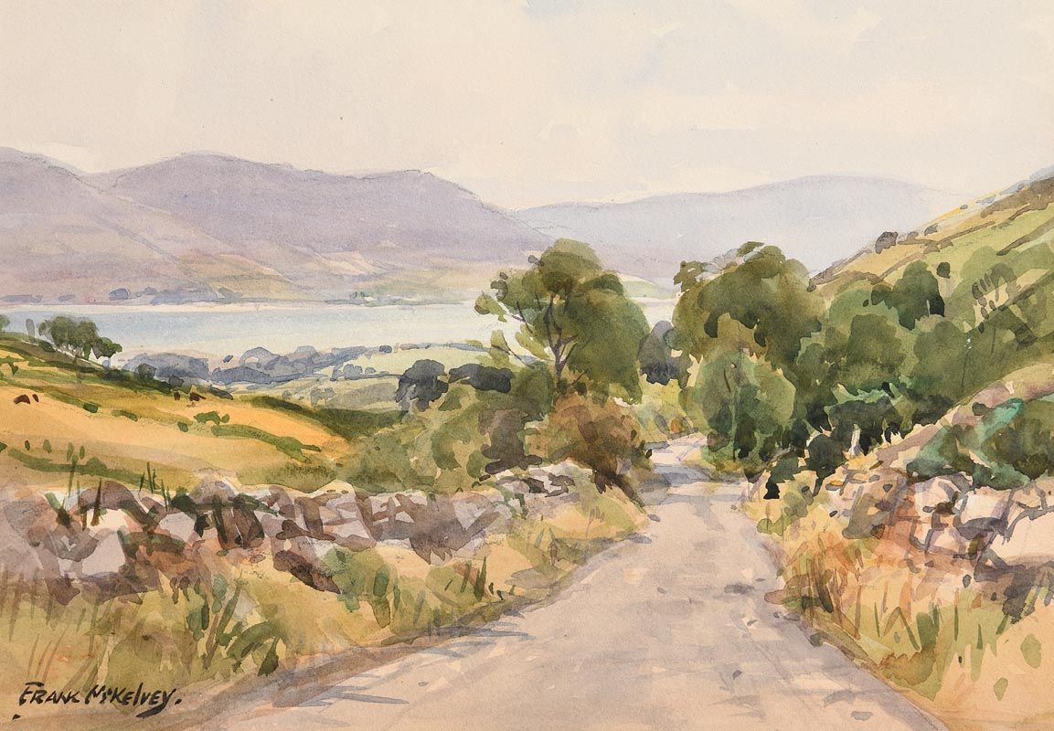 Frank McKelvey, View from the Mournes at Morgan O'Driscoll Art Auctions