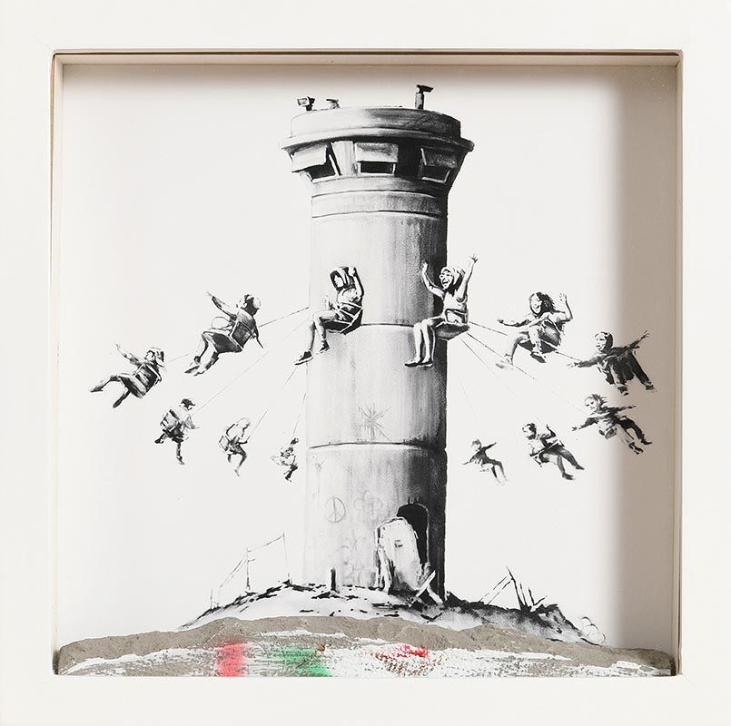 Lot 120 - 'Banksy Walled Off Hotel box set print' by Banksy 