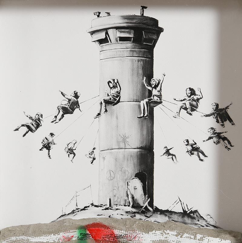 Banksy, Banksy Walled Off Hotel box set print (2017) at Morgan O'Driscoll Art Auctions