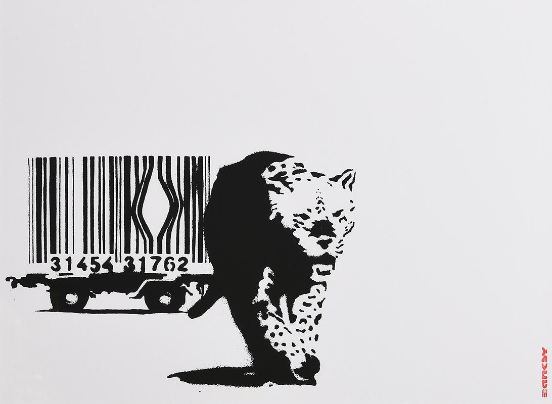 Banksy, Barcode at Morgan O'Driscoll Art Auctions