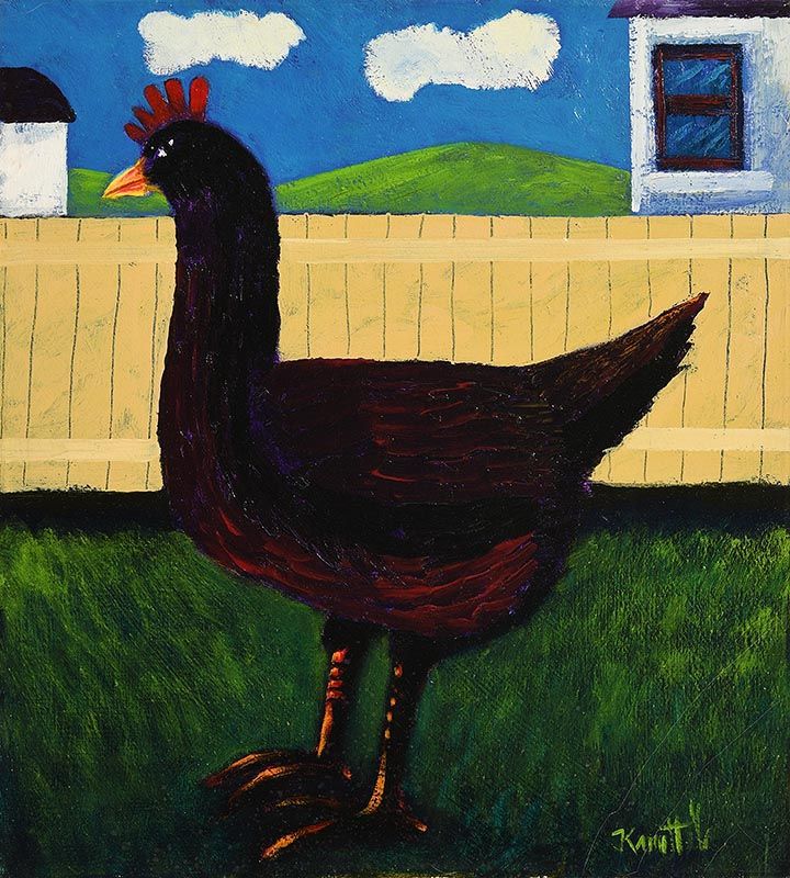 Graham Knuttel, Farmhouse Chicken at Morgan O'Driscoll Art Auctions
