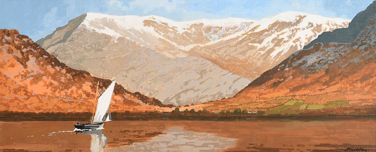 John Francis Skelton, Winter Hues, Delphi, Mayo at Morgan O'Driscoll Art Auctions