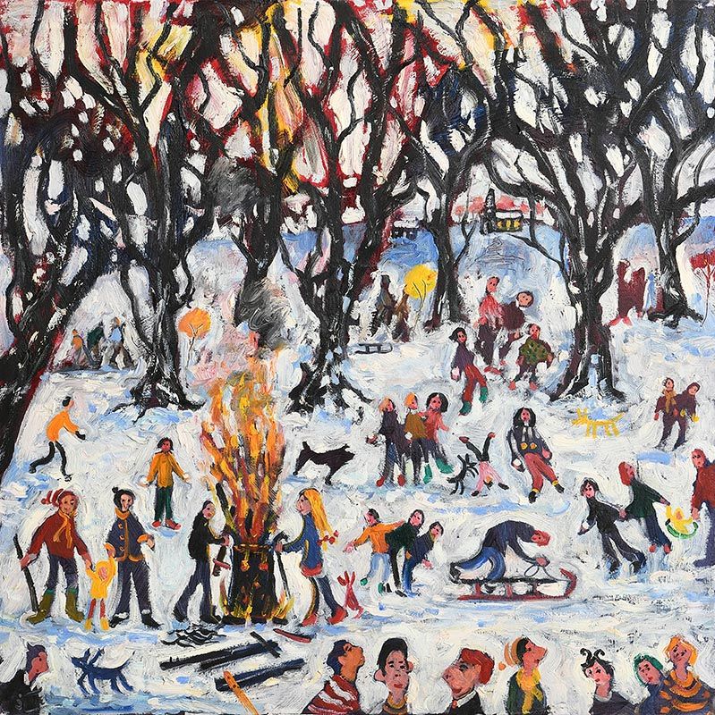 Simeon Stafford, Winters Day at Morgan O'Driscoll Art Auctions