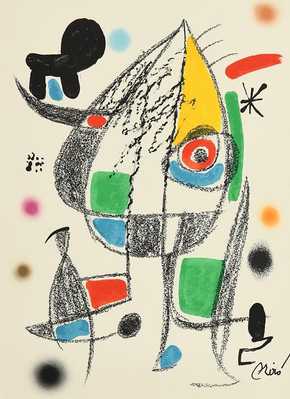 Joan Miro, Maravillas Con Variaciones Acrosticas (1973) at Morgan O'Driscoll Art Auctions