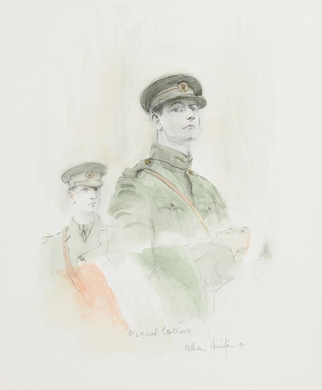 William Harrington, Michael Collins (1997) at Morgan O'Driscoll Art Auctions