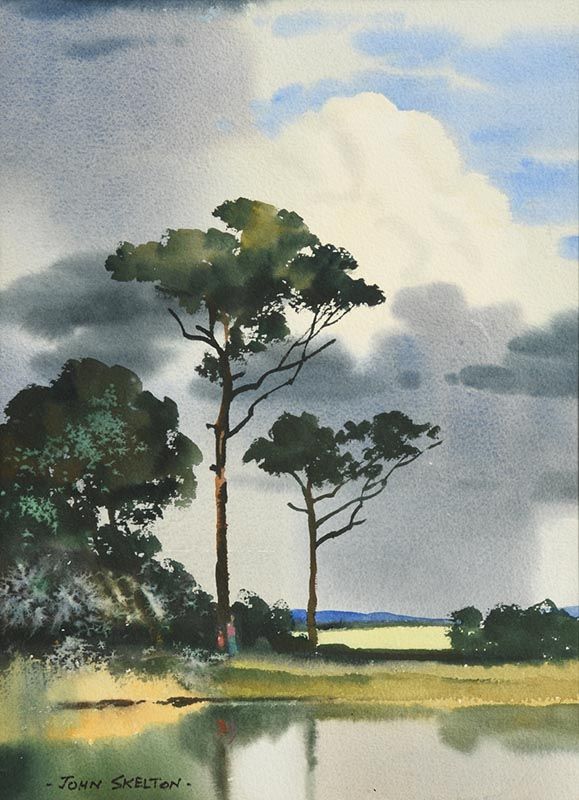 John Skelton, The White Cloud, The Liffey, Chapelizod at Morgan O'Driscoll Art Auctions