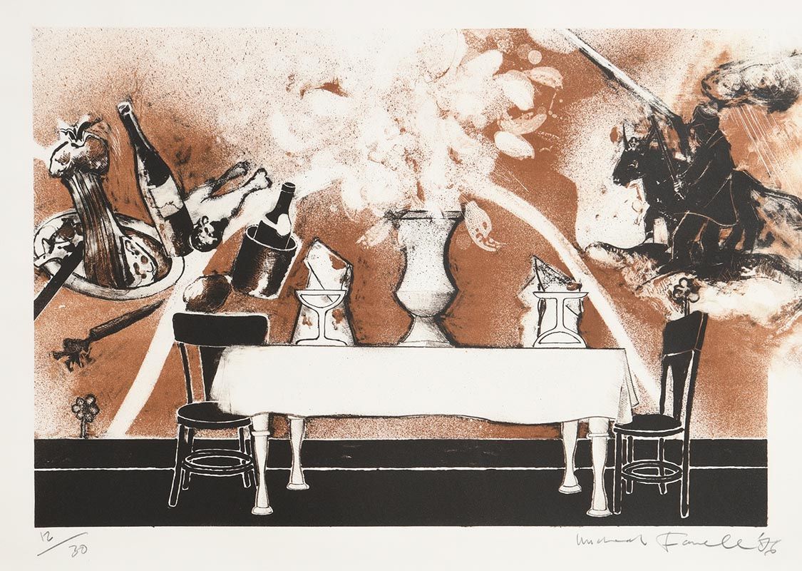 Michael Farrell, La Table (1986) at Morgan O'Driscoll Art Auctions